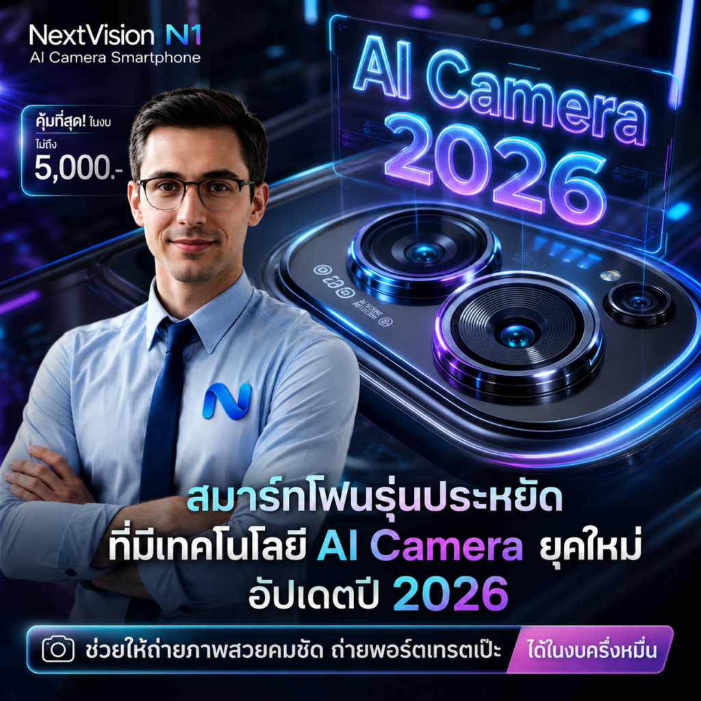 นวัตกรรม AI Camera ในมือถือราคาประหยัด