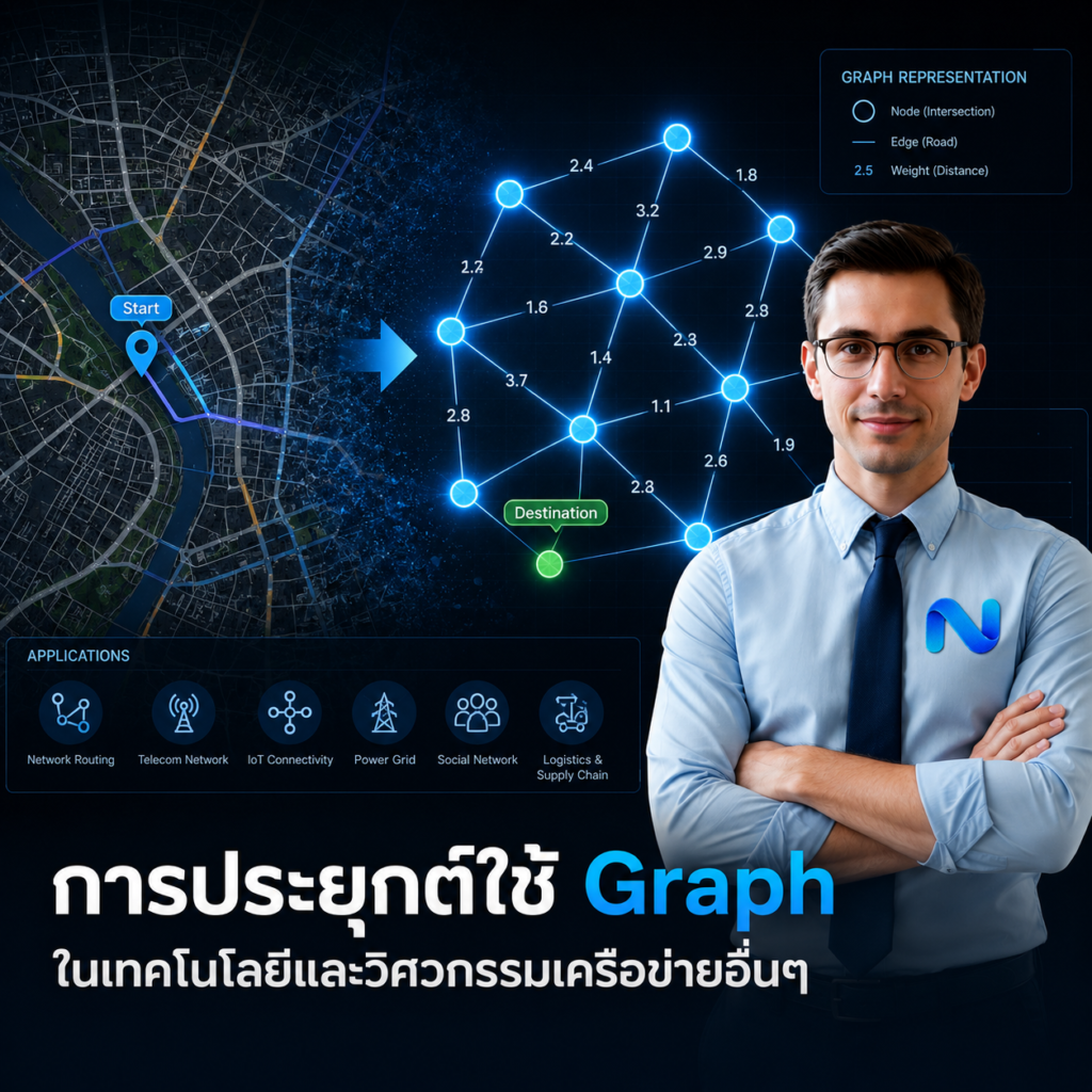 การประยุกต์ใช้ Graph ในเทคโนโลยีและวิศวกรรมเครือข่ายอื่นๆ