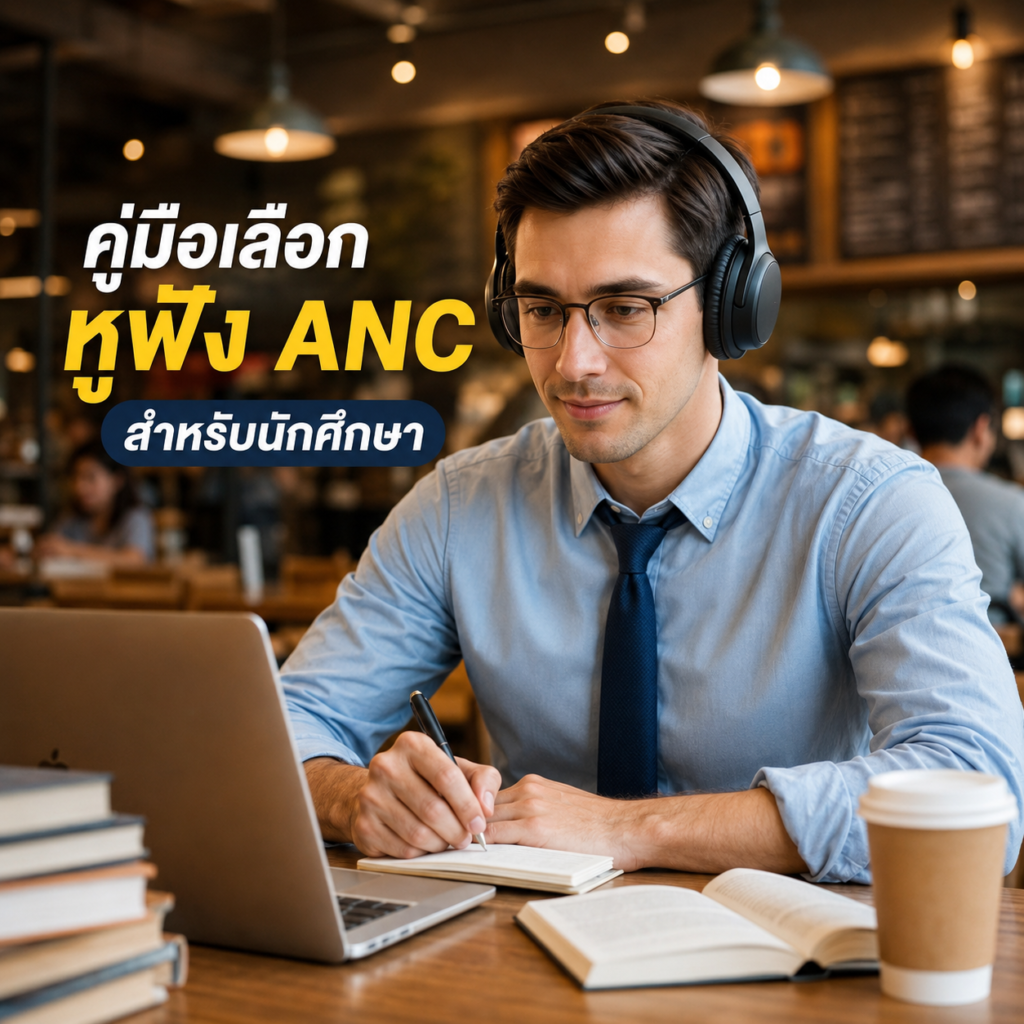 คู่มือเลือกหูฟัง ANC สำหรับนักศึกษา
