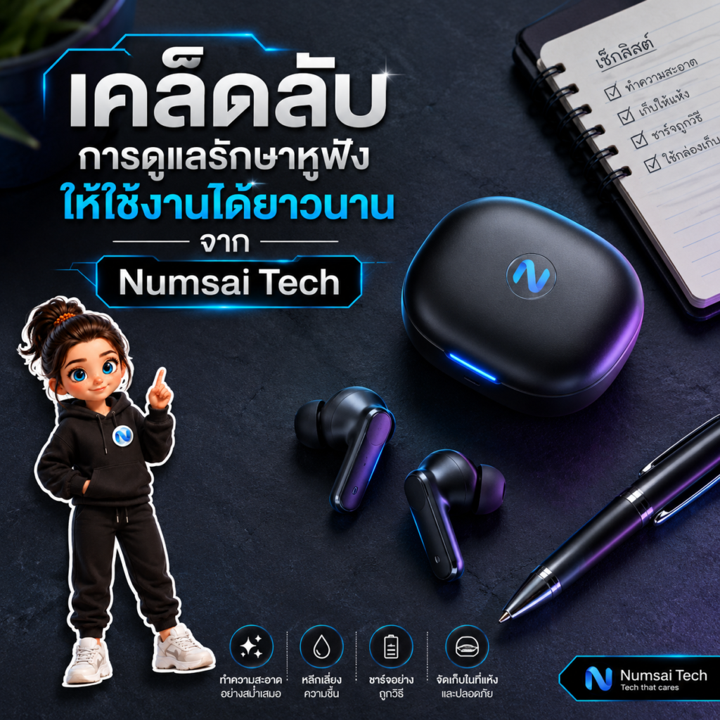 เคล็ดลับการดูแลรักษาหูฟังให้ใช้งานได้ยาวนาน