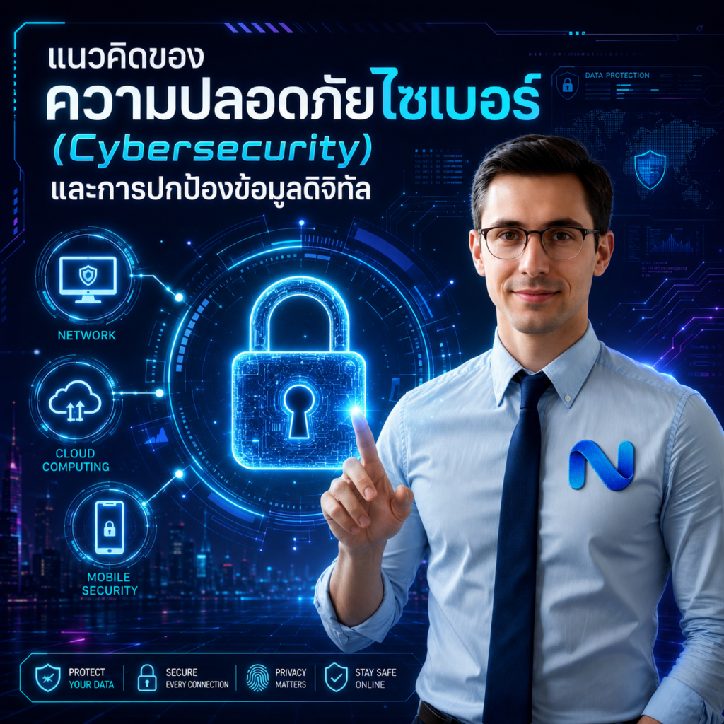 แนวคิดของความปลอดภัยไซเบอร์ (Cybersecurity) และการปกป้องข้อมูลดิจิทัล
