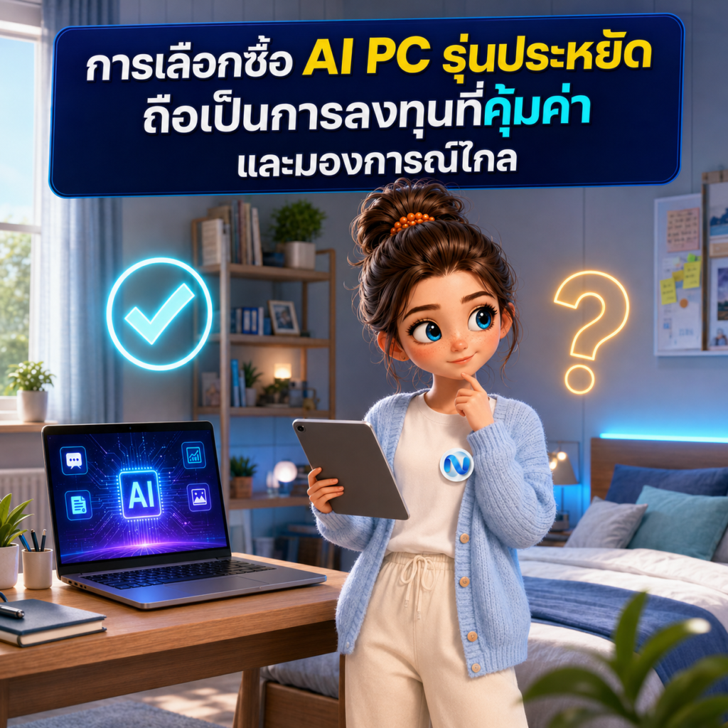 AI PC รุ่นประหยัดสำหรับนักศึกษา