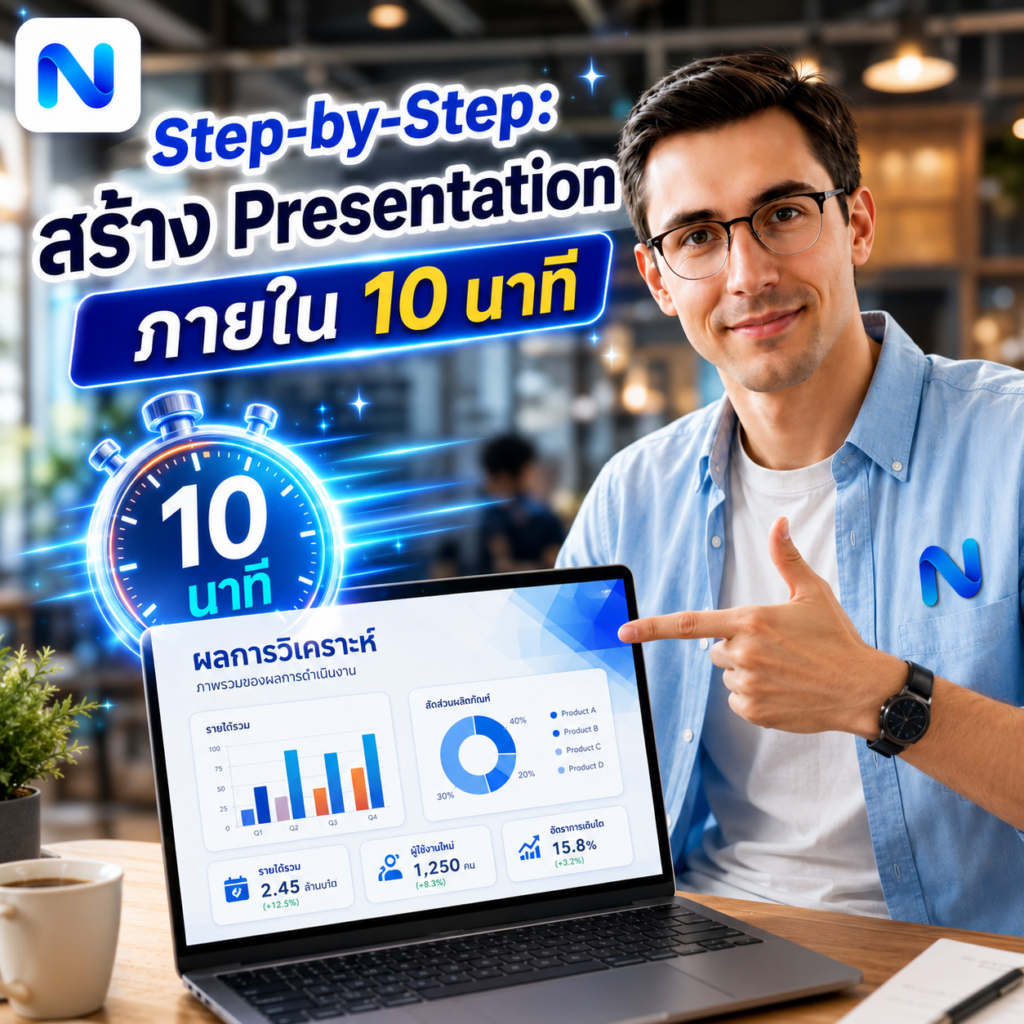 Step-by-Step สร้าง Presentation ภายใน 10 นาที