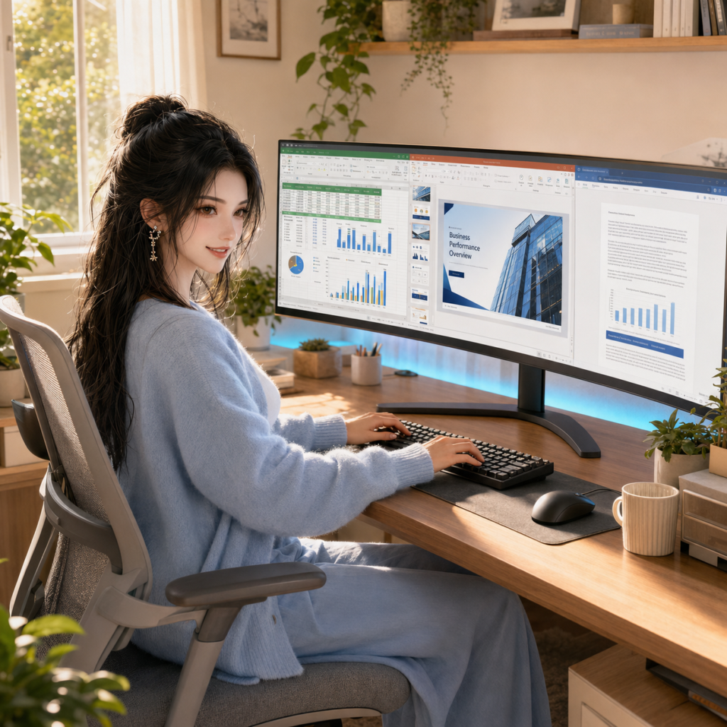 การทำงานบนจอ Ultrawide จอเดียว
