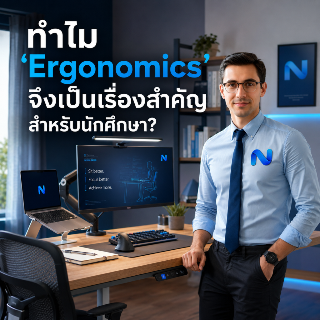 ทำไม Ergonomics จึงเป็นเรื่องสำคัญสำหรับนักศึกษา
