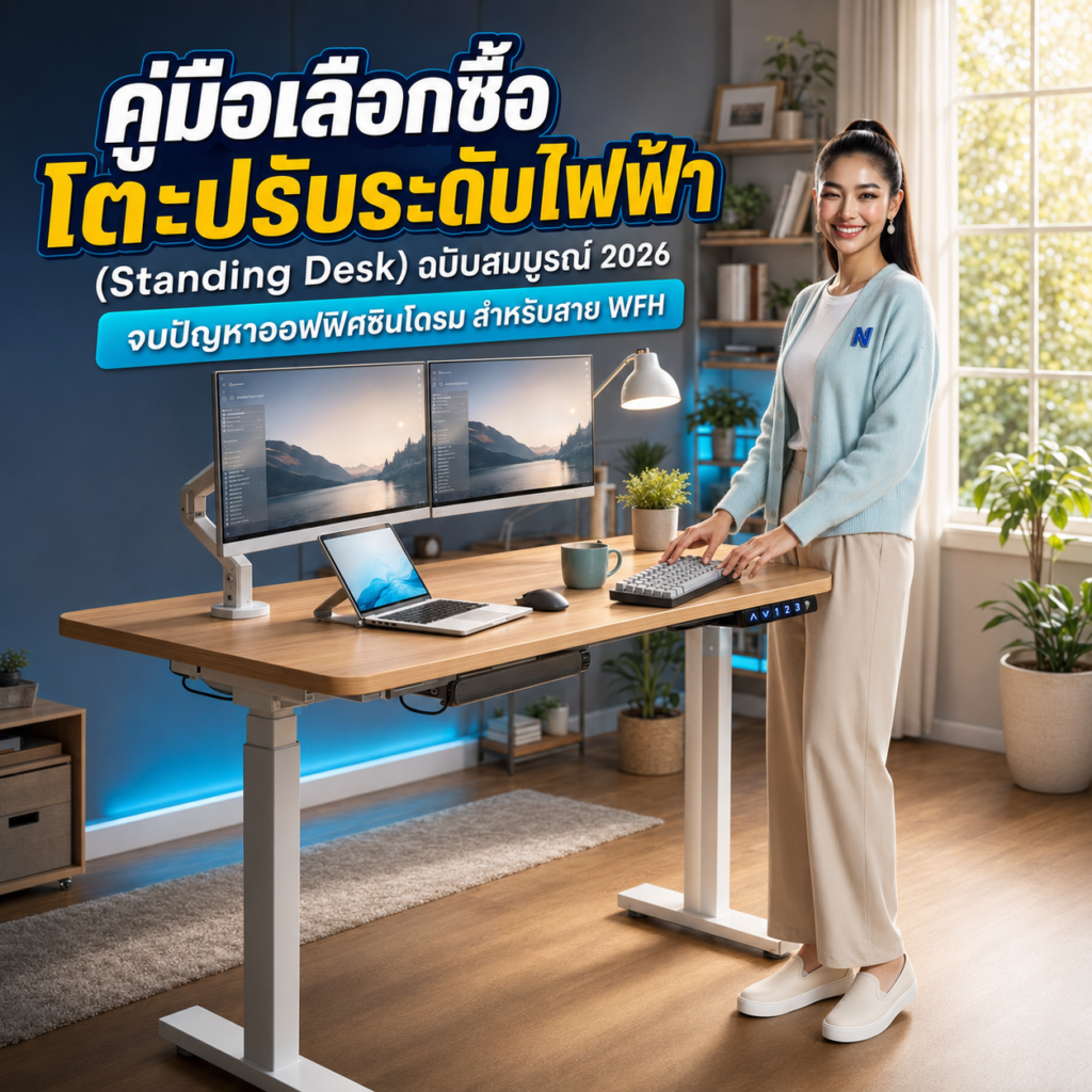 โต๊ะปรับระดับไฟฟ้า (Standing Desk)