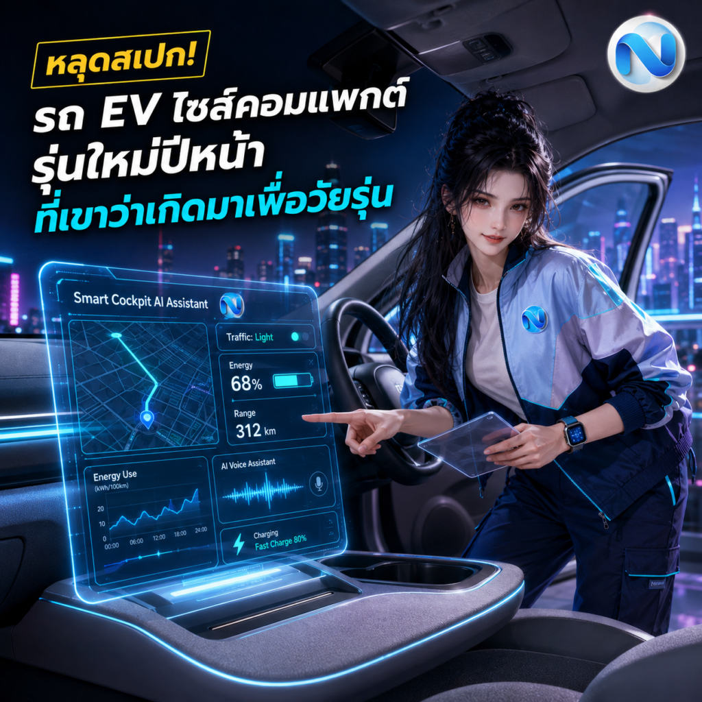 หลุดสเปก! รถ EV ไซส์คอมแพกต์รุ่นใหม่ปีหน้า ที่เขาว่าเกิดมาเพื่อวัยรุ่น