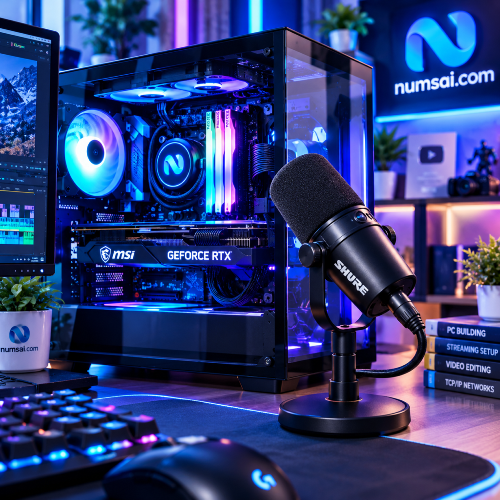 จัดสเปกโต๊ะคอม Creator Setup งบ 50,000 บาท รวมอุปกรณ์เสริมกล้องและไมค์ครบเซต