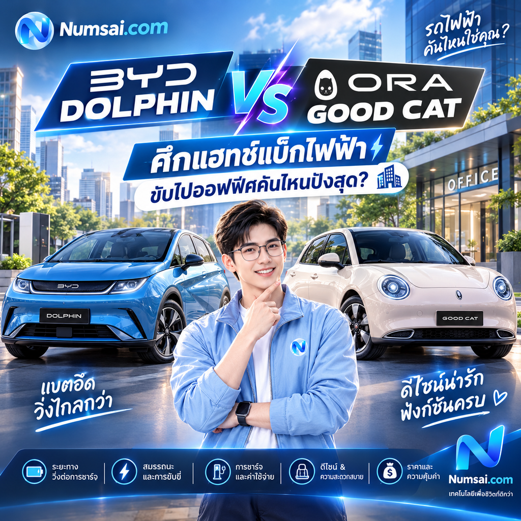 เปรียบเทียบ (VS) BYD Dolphin vs ORA Good Cat ศึกแฮทช์แบ็กไฟฟ้า ขับไปออฟฟิศคันไหนปังสุด