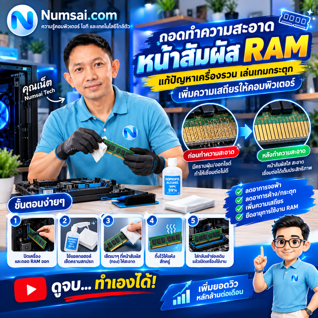 ไขปริศนา คอมจอฟ้า (Blue Screen of Death) เกิดจากอะไร และวิธีแก้ปัญหาเบื้องต้น2