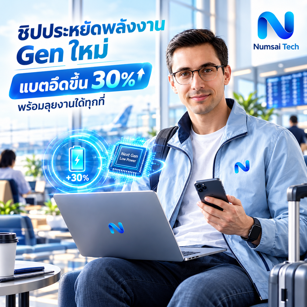 ชิปประหยัดพลังงาน Gen ใหม่ 30%