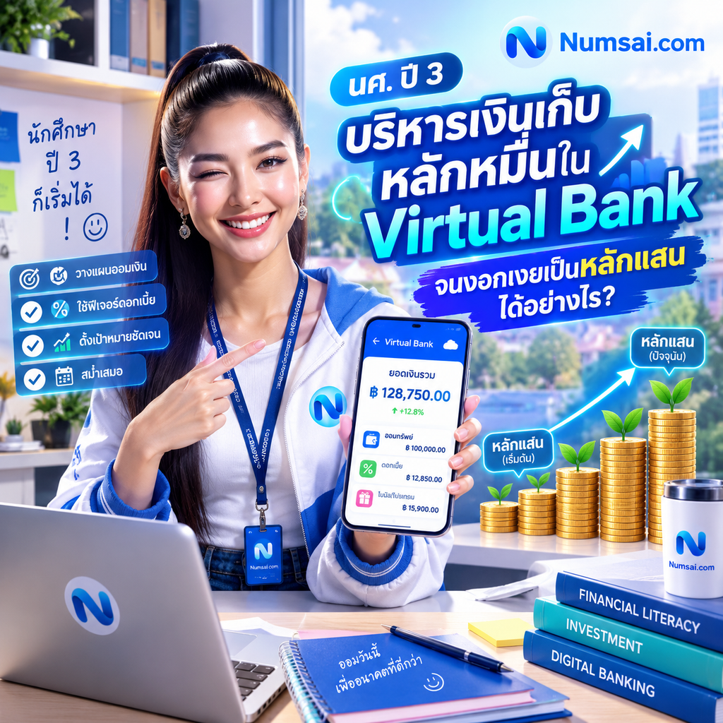 นักศึกษาปี 3 สร้างเงินแสนด้วย Virtual Bank