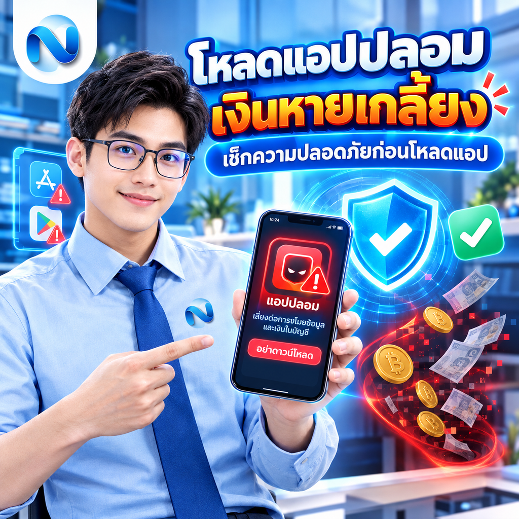 ระวังแอปปลอม เงินหายเกลี้ยง