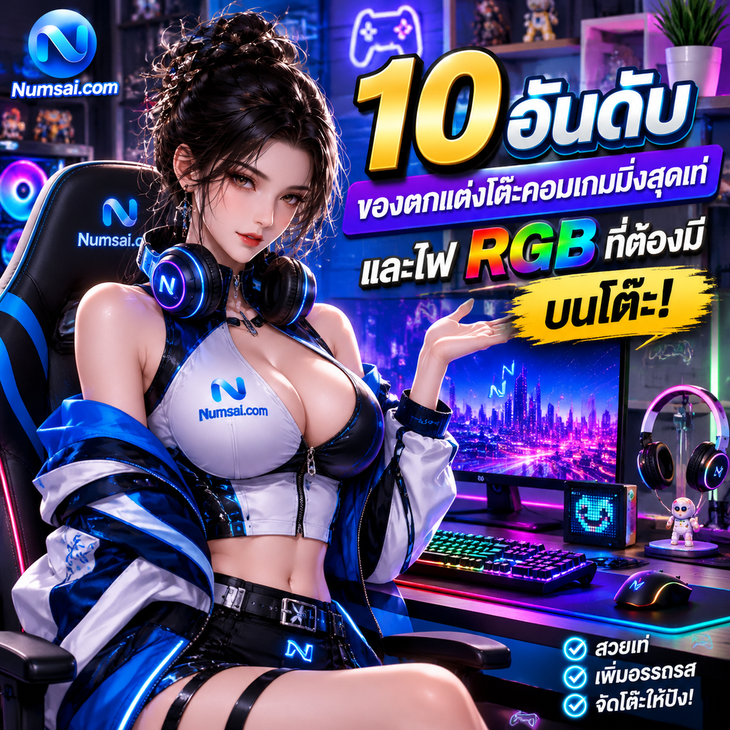 โต๊ะเกมมิ่ง RGB สุดเท่ 10 อันดับ